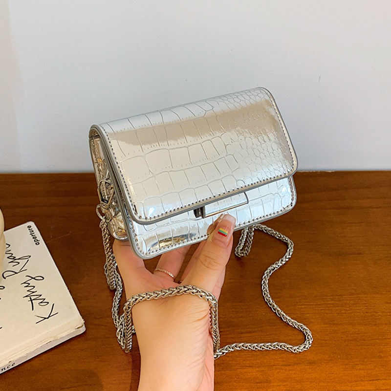 Luxury Bags For Summer - Women Vintage Chain Silver Chic Crossbody