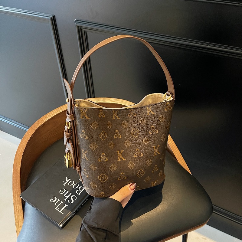 Luxury Bags Sale - New retro fashion printed bucket letter