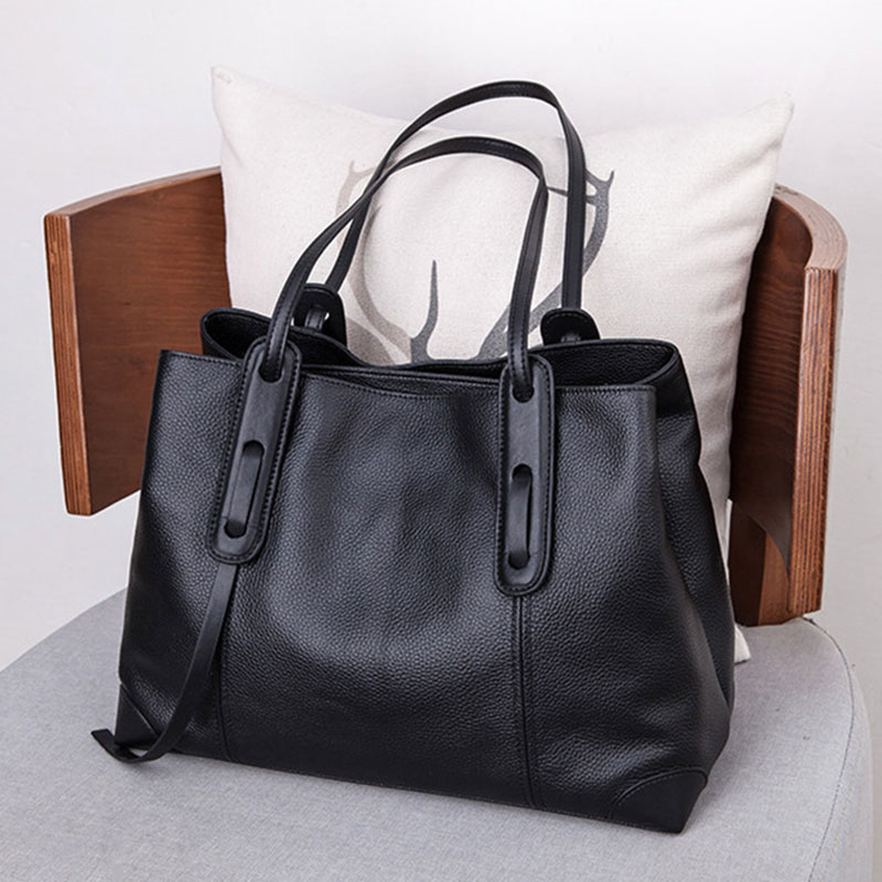 Luxury High Quality Bags - Genuine Leather Tote Bag Luxury Designer
