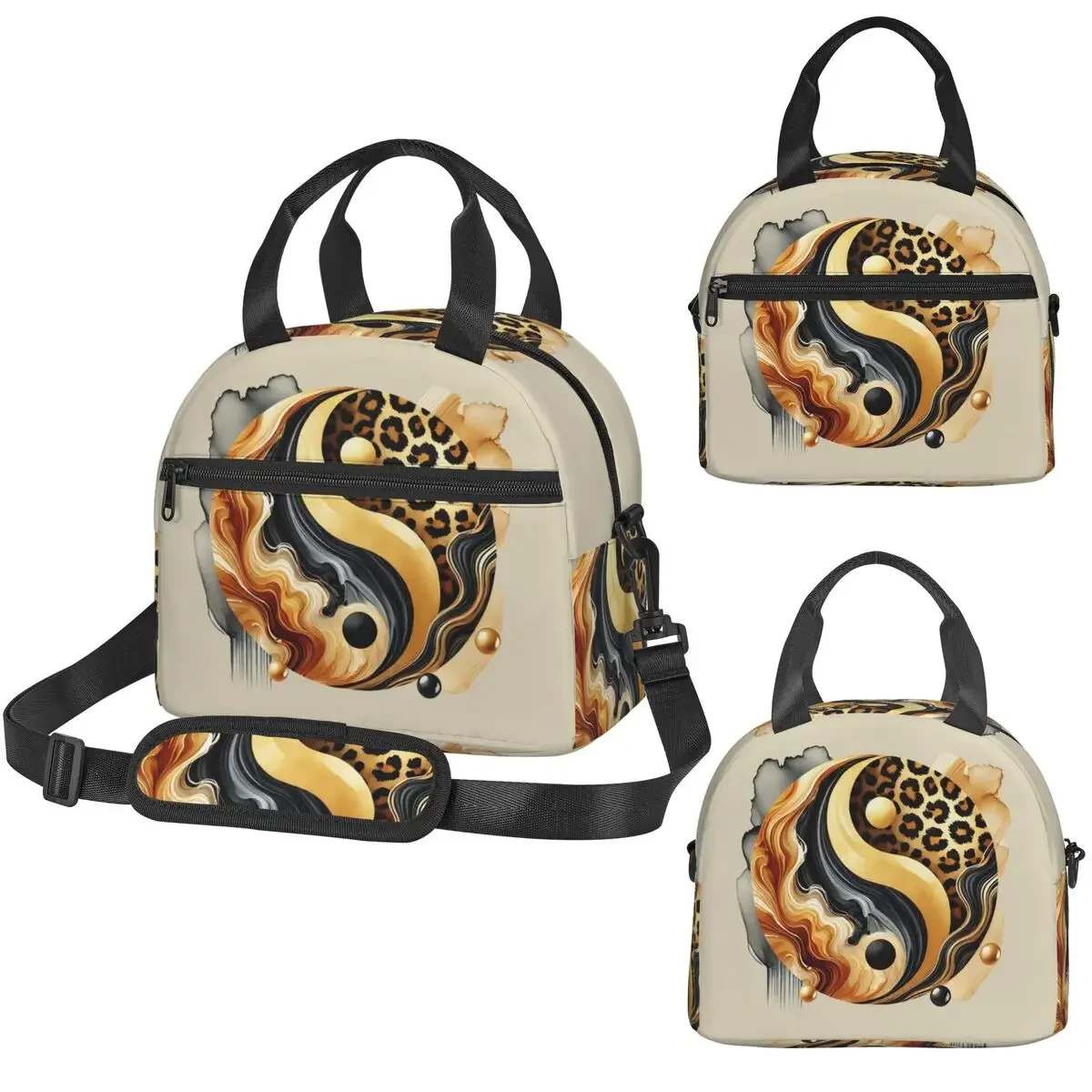 Leopard Yin Yang Luxury Gold M - огляд і ціна Luxury Bags For Kids