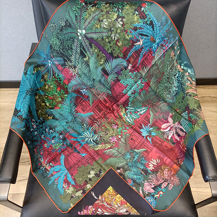 Silk Scarf 90CM Women Hand Rol - огляд і ціна Luxury Bags For Summer